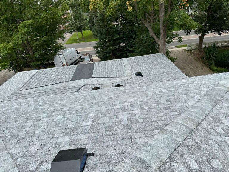 new asphalt shingle roof after replacement in Toronto with clean finish