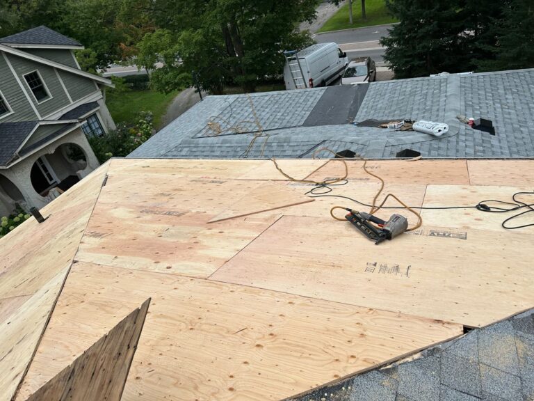 old roof before replacement in Toronto with damaged shingles