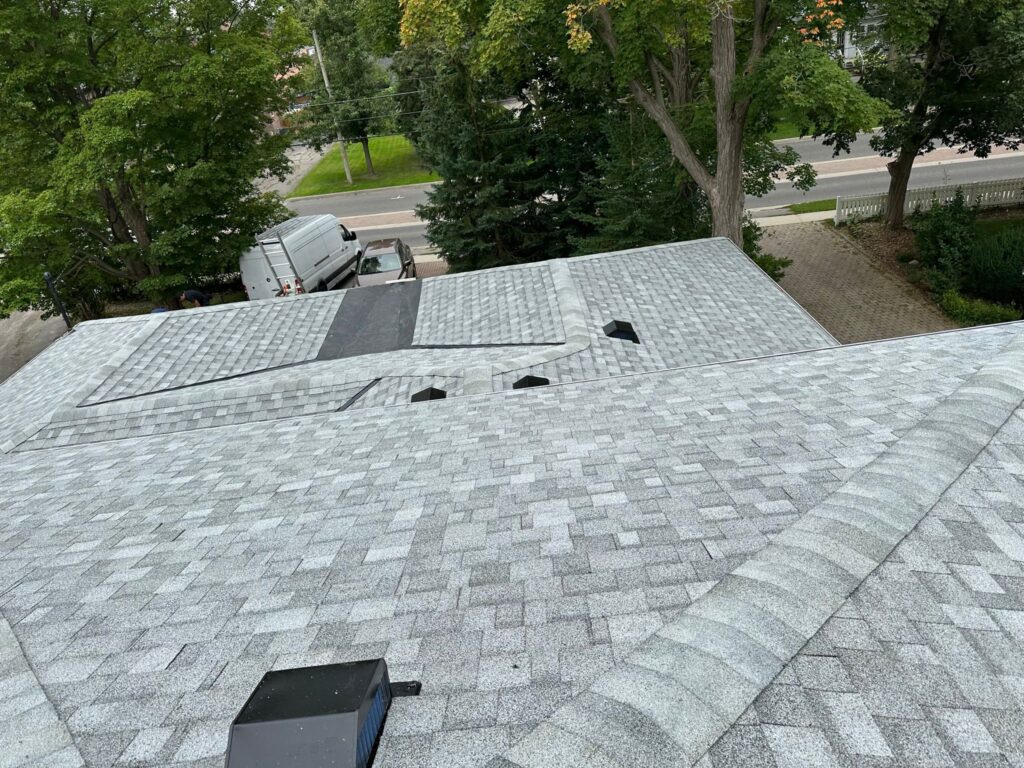 roof replacement in Burlington asphalt shingles