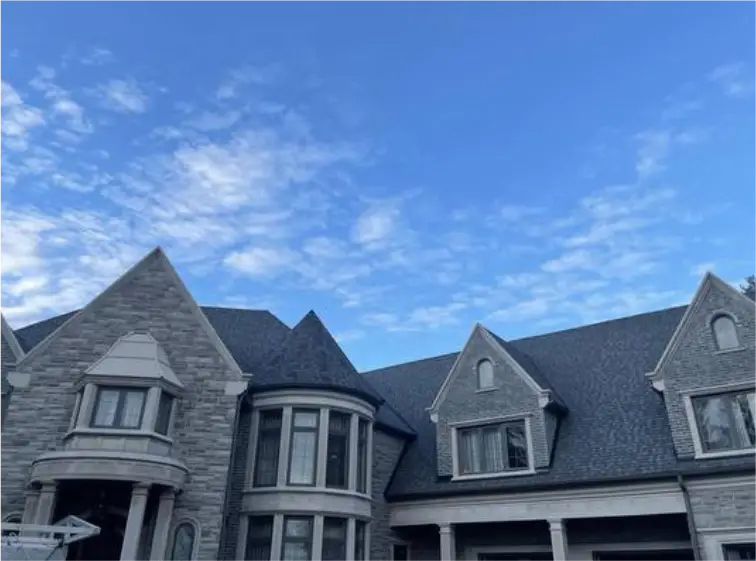roof replacement in Richmond Hill on a luxury home