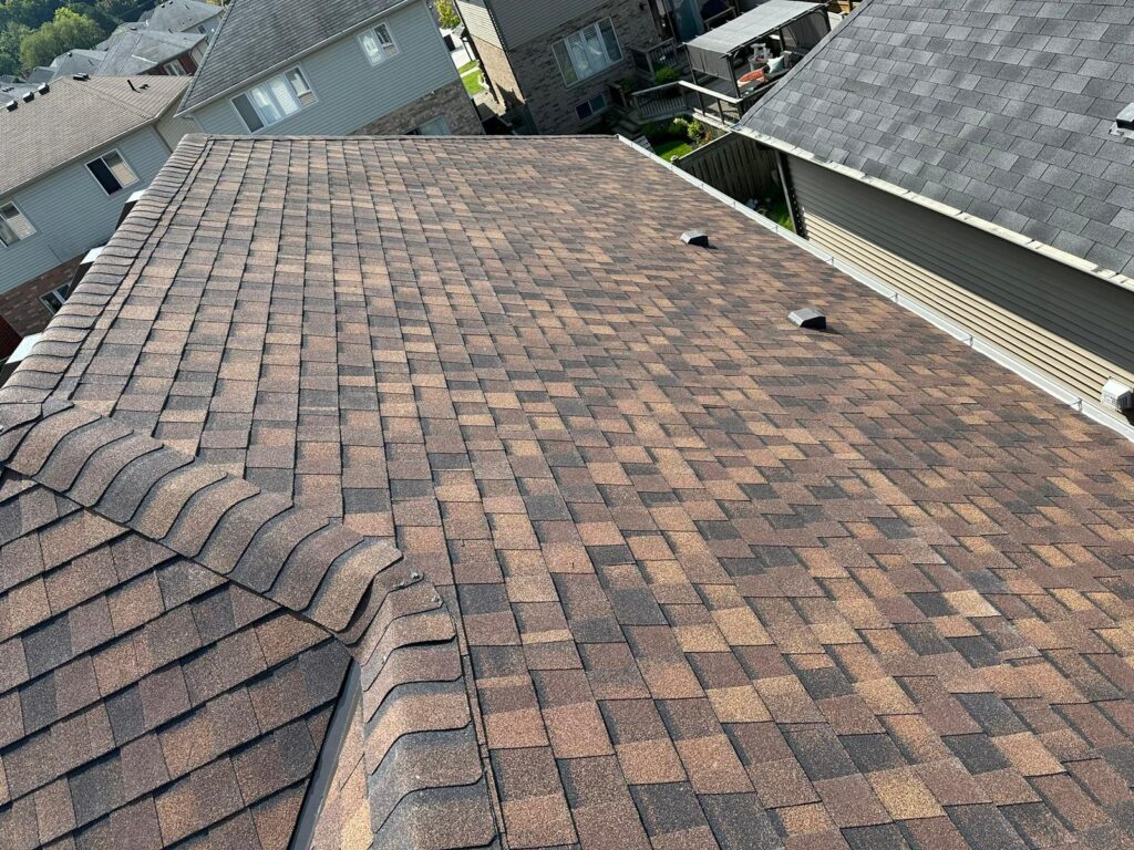 roof replacement in Toronto with asphalt shingles