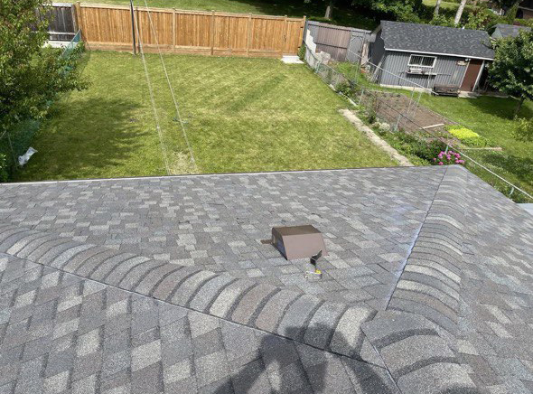 new roof replacement in Vaughan with asphalt shingles