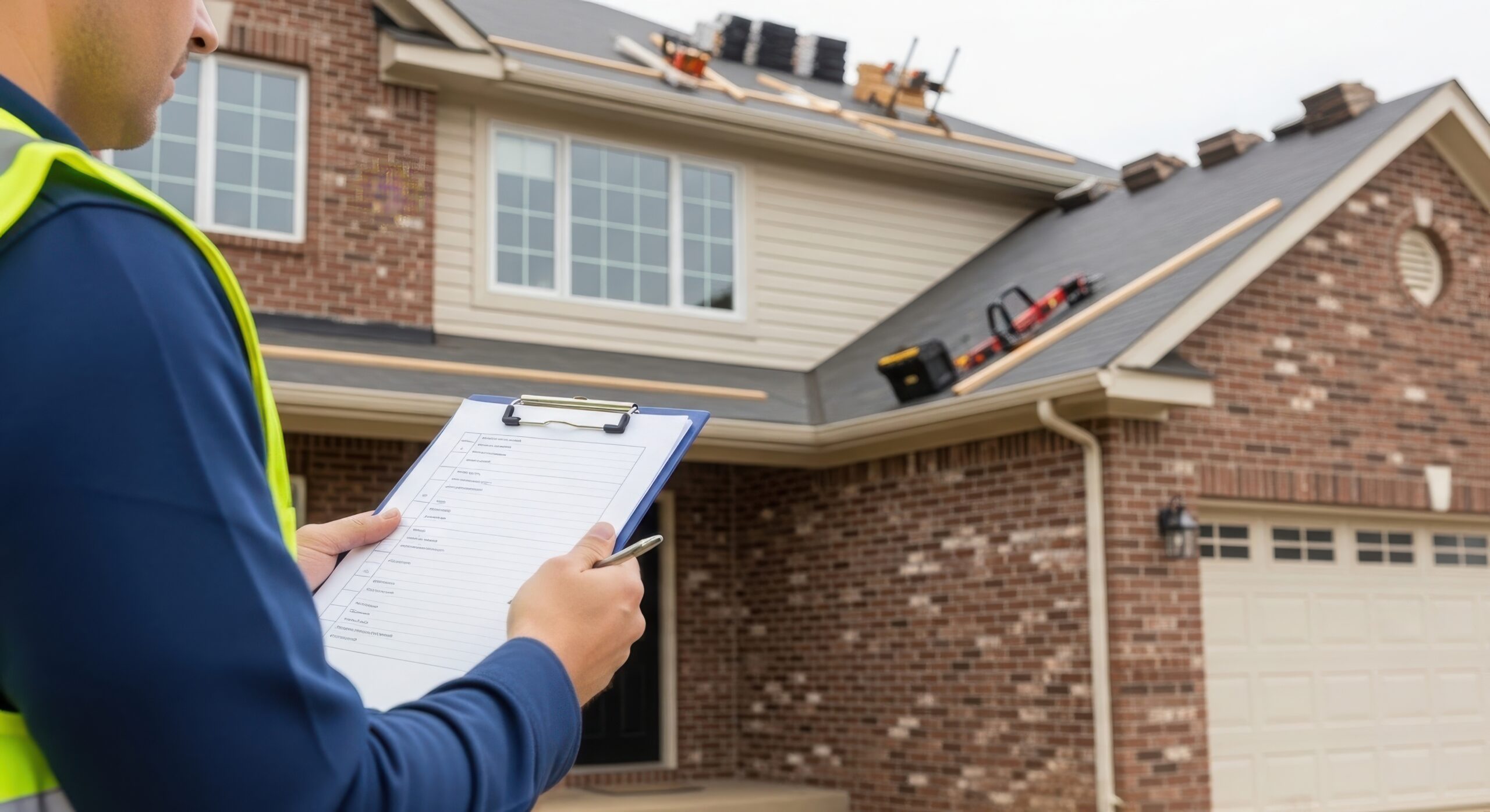 Professional free roof inspection in Markham before roof repair or replacement.